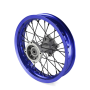 Roue arriere aluminium 12" ø15 Bleu