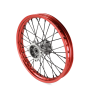 Roue avant aluminium 14" ø15 Rouge