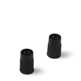 Bouchon de valve plastique Noir