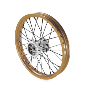 Roue avant aluminium 14" ø15 Gold