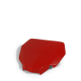 Plaque avant rxf Rouge
