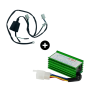Cdi racing + faisceau électrique 1 broche Vert