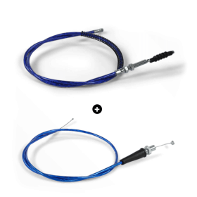 Câble d'accélérateur + embrayage en prise Bleu