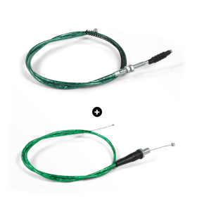 Câble d'accélérateur + embrayage en prise Vert