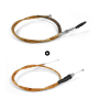 Câble d'accélérateur + embrayage en prise Or