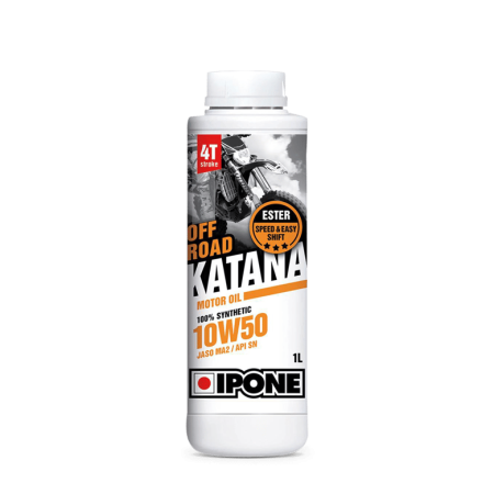 Huile moteur 4t ipone katana offroad 100% synthèse 10w50 1l