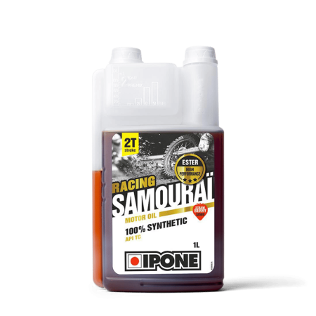 Huile moteur 2t ipone samourai senteur fraise 1l