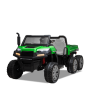 Tracteur électrique enfant 6x6 avec benne basculante V2 Vert