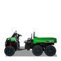 Tracteur électrique enfant 6x6 avec benne basculante V2 Vert
