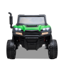 Tracteur électrique enfant 6x6 avec benne basculante V2 Vert