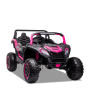 Buggy enfant électrique smx big horn 24V Rose