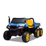 Tracteur électrique enfant 6x6 avec benne basculante V2 Bleu