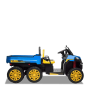 Tracteur électrique enfant 6x6 avec benne basculante V2 Bleu