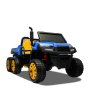 Tracteur électrique enfant 6x6 avec benne basculante V2 Bleu