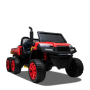 Tracteur électrique enfant 6x6 avec benne basculante V2 Rouge