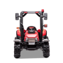 Tracteur enfant électrique agricole xl avec remorque Rouge