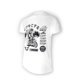 T-shirt Apollo Motors Blanc M