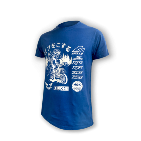 T-shirt Apollo Motors Bleu M