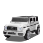 Voiture électrique enfant mercedes amg g63 2 places Blanc