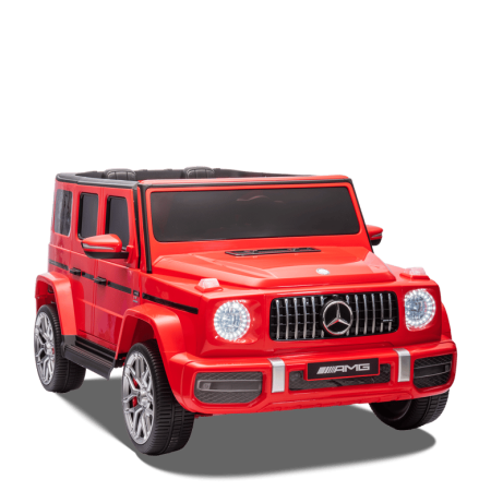 Voiture électrique enfant mercedes amg g63 2 places Rouge