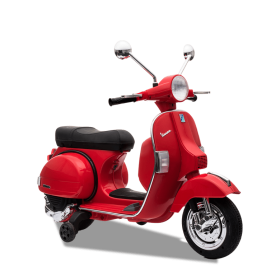 Scooter électrique enfant piaggio vespa px150 Rouge