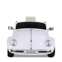Voiture électrique enfant volkswagen coccinelle version rétro Blanc