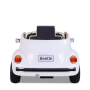 Voiture électrique enfant volkswagen coccinelle version rétro Blanc