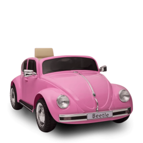 Voiture électrique enfant volkswagen coccinelle version rétro Rose