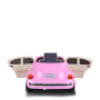 Voiture électrique enfant volkswagen coccinelle version rétro Rose