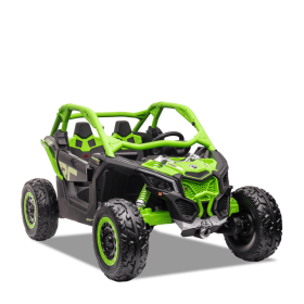 Buggy électrique enfant smx can am maverick 24V Vert