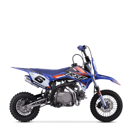 Dirt bike sano rxf rookie 110cc semi-auto Bleu