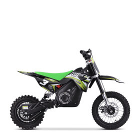 Dirt bike enfant électrique hiro rocket 1000w Vert