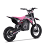 Dirt bike enfant électrique hiro rocket 1000w Rose
