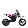 Pocket cross enfant électrique hiro falcon 550w Rose