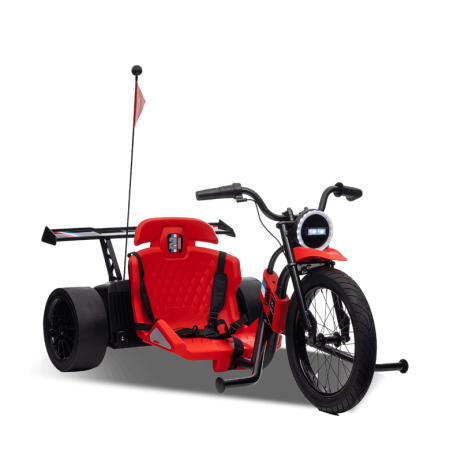Karting électrique enfant drift trike 24v Rouge