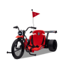 Karting électrique enfant drift trike 24v Rouge
