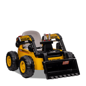 Tractopelle électrique enfant new holland CS L318 Jaune