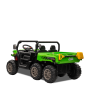 Tracteur enfant 6x6 avec benne basculante électrique Vert