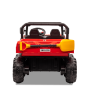 Tracteur enfant 6x6 avec benne basculante électrique Rouge