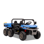 Tracteur enfant 6x6 avec benne basculante électrique Bleu
