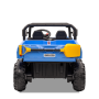 Tracteur enfant 6x6 avec benne basculante électrique Bleu