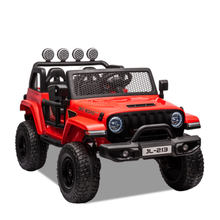Voiture électrique enfant jeep geoland v2 24v Rouge