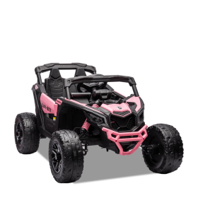 Buggy électrique enfant can am maverick utv Rose