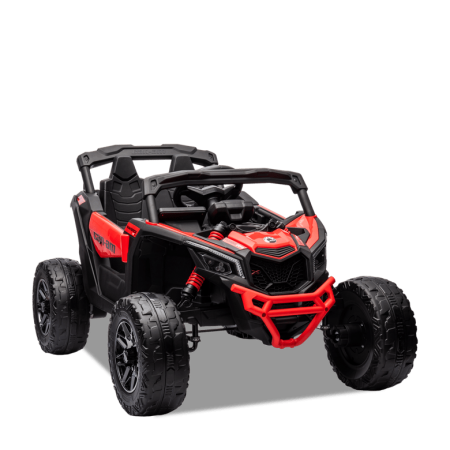 Buggy électrique enfant can am maverick utv Rouge
