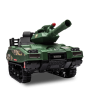 Tank militaire électrique enfant avec son canon tireur Vert
