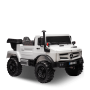 Camion électrique enfant mercedes unimog 12v Blanc