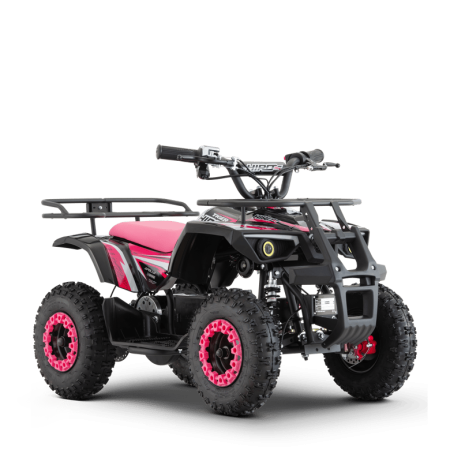 Quad enfant électrique hiro tiger 800w Rose