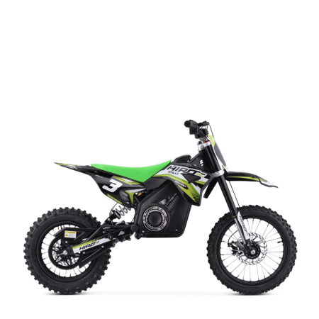 Dirt bike enfant électrique hiro rocket 1300w brushless Vert
