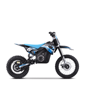 Dirt bike enfant électrique hiro rocket 1300w brushless Bleu