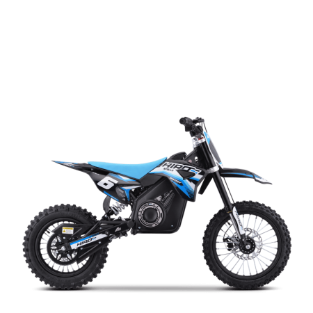 Dirt bike enfant électrique hiro rocket 1300w brushless Bleu